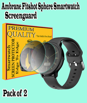 EZGER Impossible Screen Guard for ambrane fitshot sphere(Pack of 2)