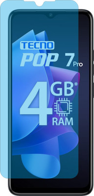 MOBART Impossible Screen Guard for TECNO POP 7 PRO BF7 (UV AntiBlue Light Protection)(Pack of 1)