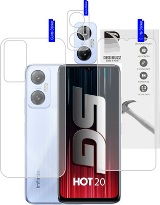 DESIBUZZ Impossible Screen Guard for Infinix HOT 20 5G(Pack of 2)