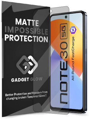 Gadget Glow Impossible Screen Guard for Infinix Note 30 5G, Infinix Note 30(Pack of 1)