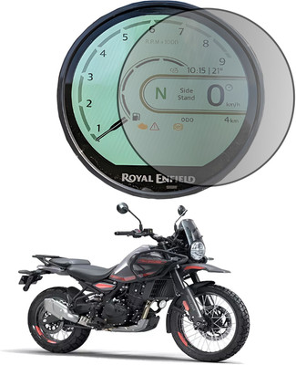 Zealsy Impossible Screen Guard for ROYAL ENFIELD HIMALAYAN 450 2024 Facelift Screen Guard Protector Accessories Motorcycle Digital Console Speedometer- Clear(Pack of 1)