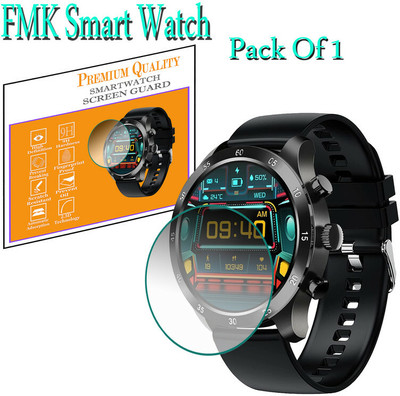 HIDEOUS Impossible Screen Guard for FMK Smart Watch(Pack of 1)