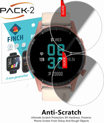 FINCH Impossible Screen Guard for NOISEFIT CORE 2 BUZZ SMART WATCH(Pack of 2)
