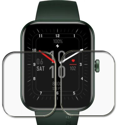 tombik Impossible Screen Guard for U230-Noise ColorFit Loop Smartwatch(Pack of 2)