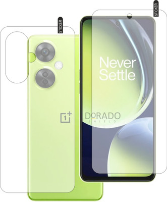 DORADO SHIELD Impossible Screen Guard for OnePlus Nord CE 3 Lite 5G front and back screen guard(Pack of 2)