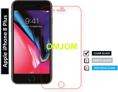 omjom Impossible Screen Guard for Apple iPhone 8 Plus CLEAR(Pack of 1)
