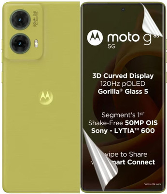Prime Retail Impossible Screen Guard for MOTOROLA G85 5G(Pack of 1)