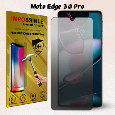 FCS Edge To Edge Screen Guard for Moto Edge 30 ProMatte Screen Guard, Motorola Moto Edge 30 Pro, 9H Anti Shock Flexible Screen Protector(Pack of 1)