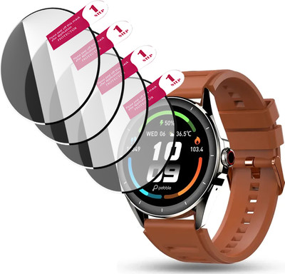 daffin Impossible Screen Guard for Pebble Cosmos Valor(Pack of 4)
