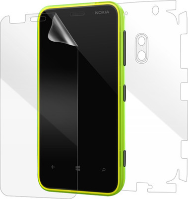 amuenterprises Front and Back Screen Guard for Nokia Lumia 620(Pack of 1)