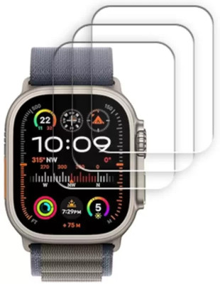 KHWABEEDA Impossible Screen Guard for APPLE WATCH ULTRA 2 49MM SMART WATCH SCREEN GUARD( PACK OF 3)(Pack of 3)