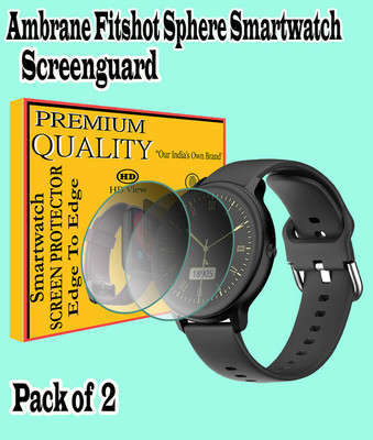EZGER Impossible Screen Guard for ambrane fitshot sphere(Pack of 2)