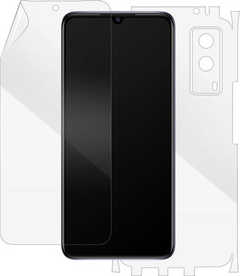 amuenterprises Front and Back Screen Guard for NOV23-Vivo V21e(Pack of 1)
