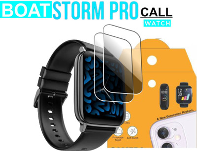 Olonga Impossible Screen Guard for BOAT STORM PRO CALL SMARTWATCH(Pack of 2)