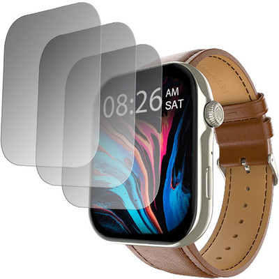DOUMOF Impossible Screen Guard for Noise ColorFit Vision 3 SMARTWATCH(Pack of 3)