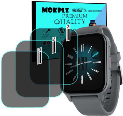 MOKPLZ Impossible Screen Guard for BOAT STORM CONNECT PLUS SMARTWATCH(Pack of 3)