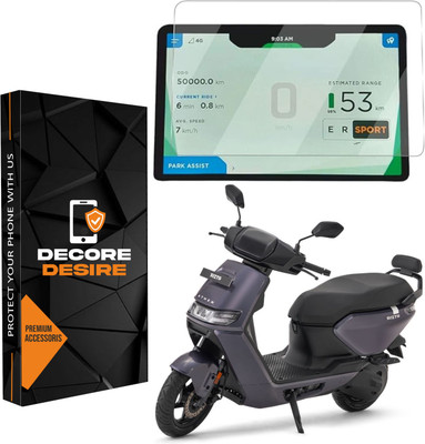 Decore Desire Impossible Screen Guard for Ather Rizta S & Z/Ather 450X EV Scooter 7-Inch TFT Display 9H Flexible Scratch Guard Screen Protector[Clear](Pack of 1)
