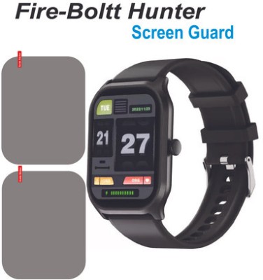 Aleena Impossible Screen Guard for Fire-Boltt Hunter SMART WATCH 0.421(Pack of 2)