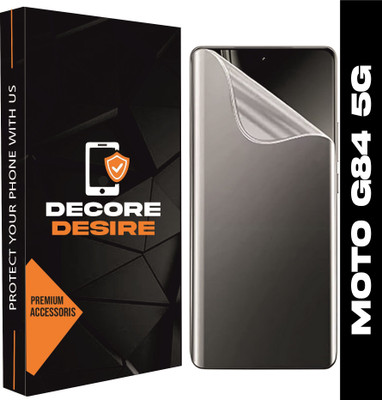 Decore Desire Impossible Screen Guard for Motorola G84 5G Unbreakable Matte Membrane with Easy Installation (NOT TEMPERED GLASS)(Pack of 1)