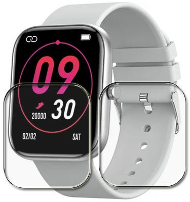 tombik Impossible Screen Guard for U127-Fire Boltt Dazzle Plus Smartwatch(Pack of 2)