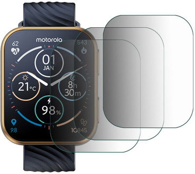 YCHROZE Impossible Screen Guard for Motorola Moto Watch 200(Pack of 3)
