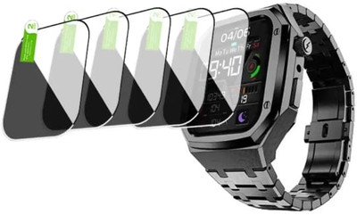 ZIDZEE Impossible Screen Guard for NOISE COLORFIT CHROME WATCH SCREEN GUARD(PACK OF 5)(Pack of 5)