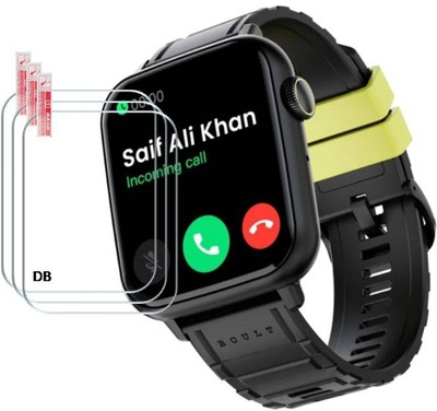 DOWRVIN Impossible Screen Guard for BOULT DRIFT 2 BT CALLING SMART WATCH (PACK OF 3)(Pack of 3)