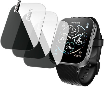 daffin Impossible Screen Guard for Motorola Moto Watch 200(Pack of 3)
