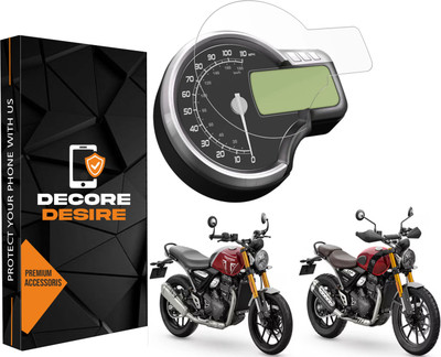 Decore Desire Impossible Screen Guard for Triumph Speed 400, Speed T4 ,Scrambler 400X Speedometer Glossy-9H Flexible Screen Protector(Pack of 1)