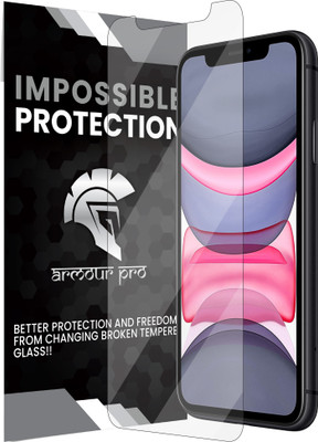 ArmourPro Tempered Glass Guard for Apple iPhone 11, Apple iPhone XR, iPhone 11, Apple iPhone XR, XR, ( Matte Finish)(Pack of 1)