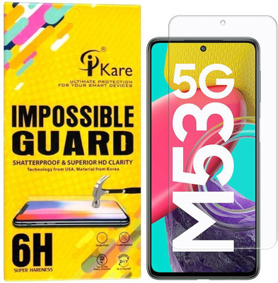 iKare Impossible Screen Guard for Samsung Galaxy M53(Pack of 1)
