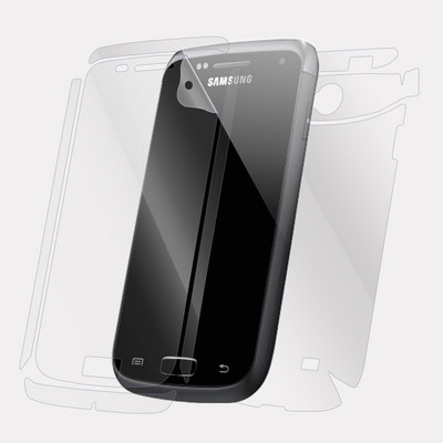 INDIKAN Front and Back Screen Guard for Samsung Galaxy W i8150(Pack of 1)