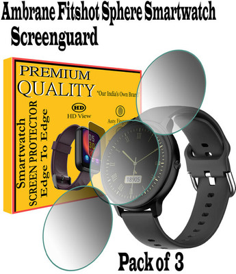 EZGER Impossible Screen Guard for ambrane fitshot sphere(Pack of 3)