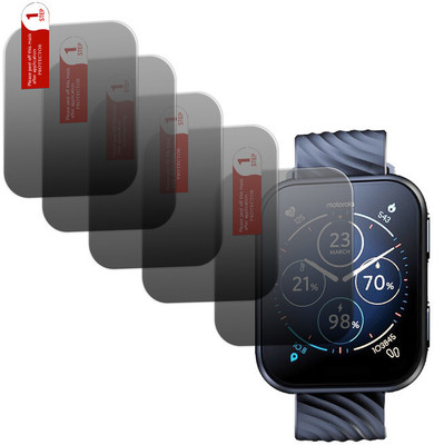 HIDEOUS Impossible Screen Guard for motorola moto watch 200(Pack of 5)