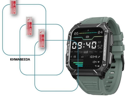 DOWRVIN Impossible Screen Guard for BOAT FORCE 2 1.96 HD DISPLAY SMART WATCH (PACK OF 3)(Pack of 3)
