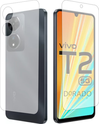 DORADO SHIELD Impossible Screen Guard for vivo t2 5g(Pack of 2)