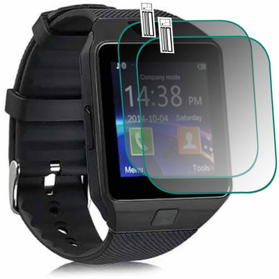hirdesh Impossible Screen Guard for DZ09 SMARTWATCH(Pack of 2)