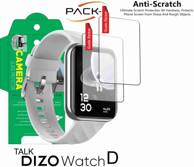 FINCH Impossible Screen Guard for DIZO WATCH D TALK(Pack of 2)