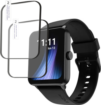 JSGROWITTECH Impossible Screen Guard for Noise Icon2 Vista SMART WATCH,SCREEN GUARD(Pack of 2)