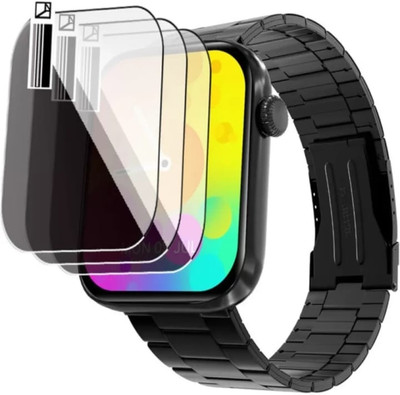 DOWRVIN Impossible Screen Guard for CROSSBEATS IGNITE STELLR SMART WATCH SCREEN GUARD (PACK OF 3)(Pack of 3)