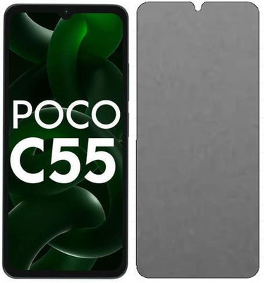 Snap Impossible Screen Guard for Compatible for Matte-NOV23-Poco C55(Pack of 1)