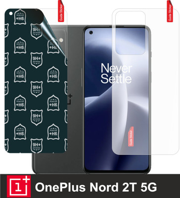 skrechtech Front and Back Tempered Glass for OnePlus Nord 2T 5G, Nord 2T 5G(Pack of 2)