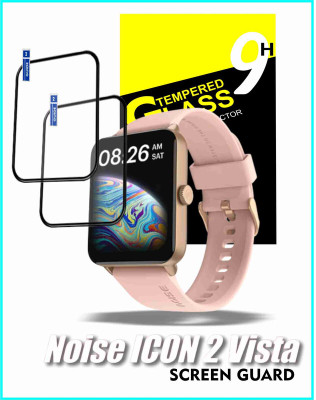 Dasiana Impossible Screen Guard for NOISE ICON VISTA 2 SMART WATCH(Pack of 2)