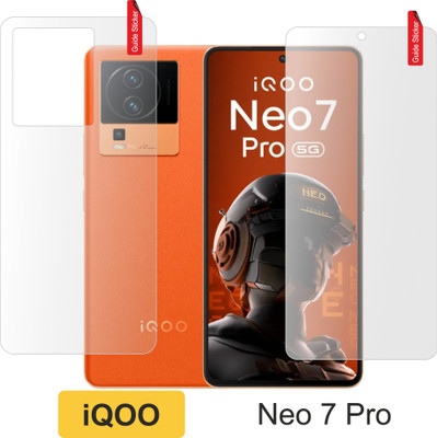 skrechtech Impossible Screen Guard for iQOO Neo 7 Pro, Neo 7 Pro(Pack of 2)