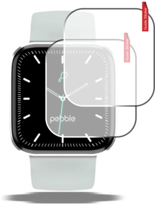 DOWRVIN Impossible Screen Guard for Pebble Versa smart watch screen guard ( pack of 2)(Pack of 2)