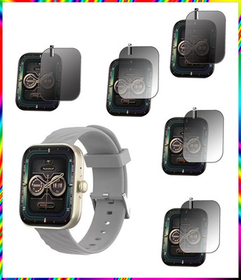 HIDEOUS Impossible Screen Guard for Noise ColorFit Spark(Pack of 5)