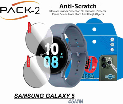 FINCH Impossible Screen Guard for SAMSUNG WATCH 5 45MM SMART WATCH(Pack of 2)