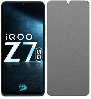 Nishad Edge To Edge Tempered Glass for SB-Matte-NOV23-Iqoo Z7(Pack of 1)