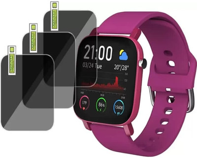 KHWABEEDA Impossible Screen Guard for Aqfit W11 smart watch (pack of 3)(Pack of 3)