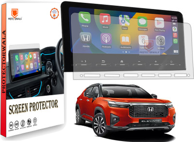 Protectorwala Impossible Screen Guard for Compatible For HONDA ELEVATE ZX 2023 10.25 Inch Infotainment System Touch Screen Guard Protector Accessories(Pack of 1)